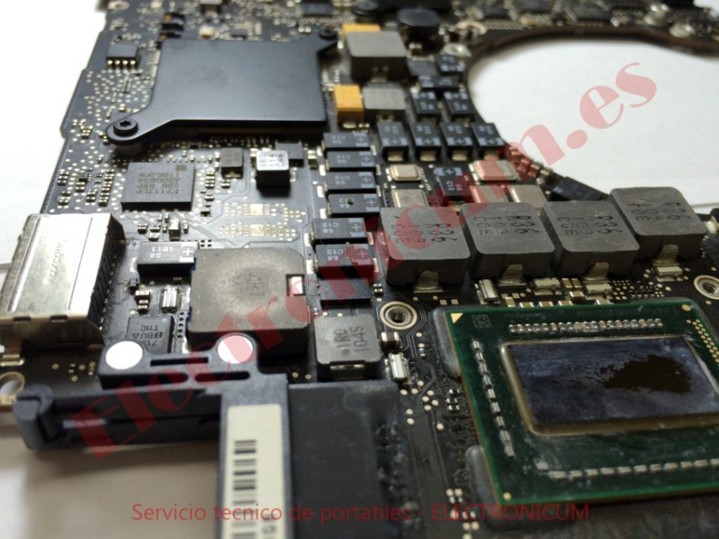 Placa base Macbook 2011 sensores