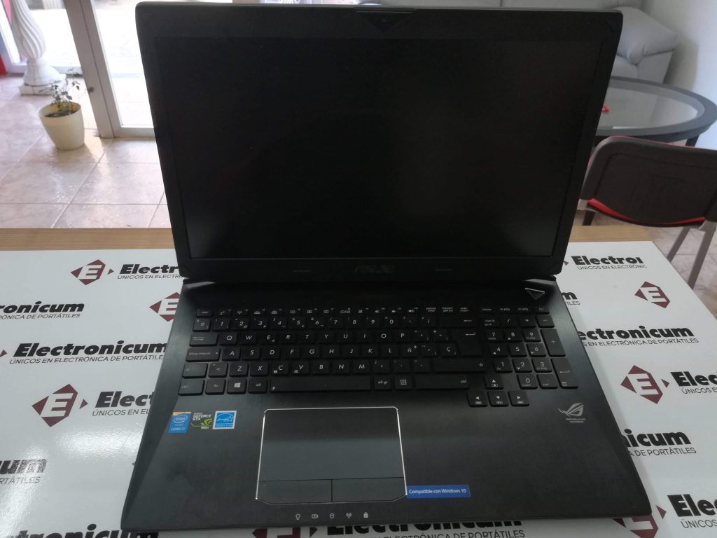 Fallo jack Asus GI750J 750JY. Fallo conector de carga 3